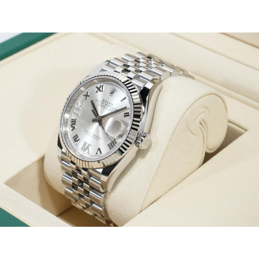 ロレックス デイトジャスト36 Ref.126234 ステンレススチール/ホワイトゴールド シルバーxダイヤモンド文字盤 ジュビリーブレスレット | デイトジャスト | 03