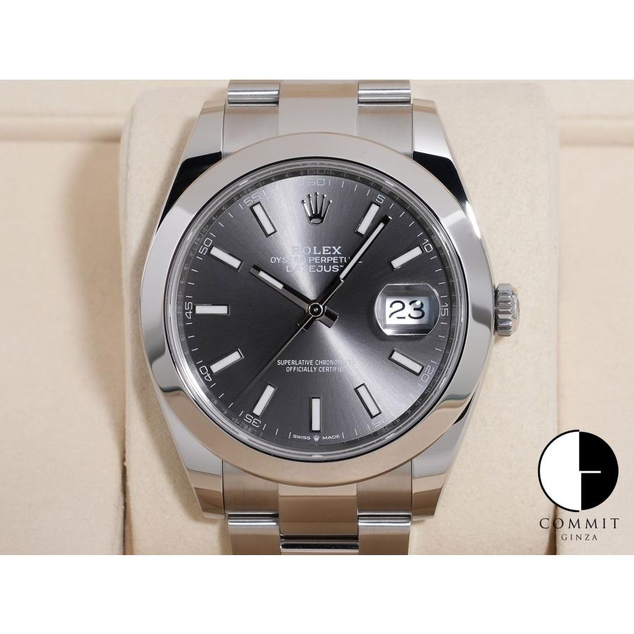 ロレックス デイトジャスト41 Ref.126300 ステンレススチール スレート文字盤 オイスターブレスレット | デイトジャスト