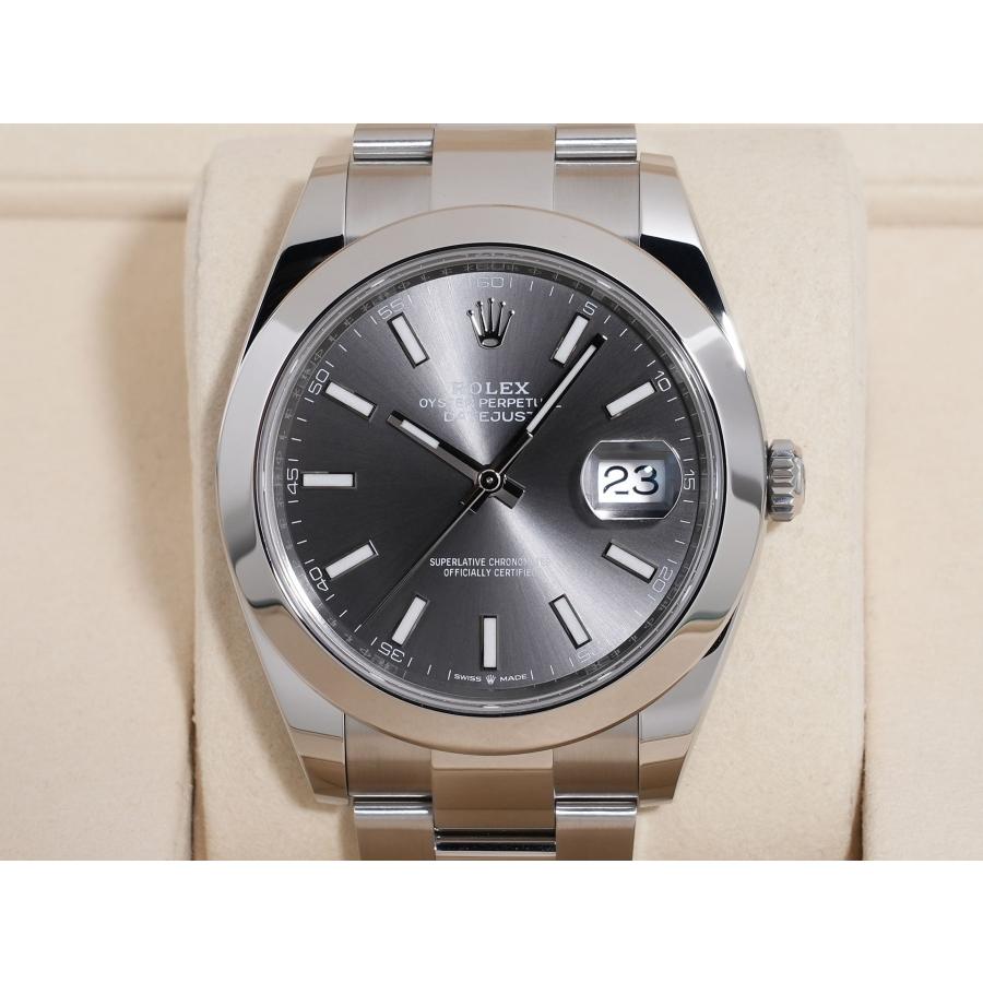 ロレックス デイトジャスト41 Ref.126300 ステンレススチール スレート文字盤 オイスターブレスレット | デイトジャスト | 01