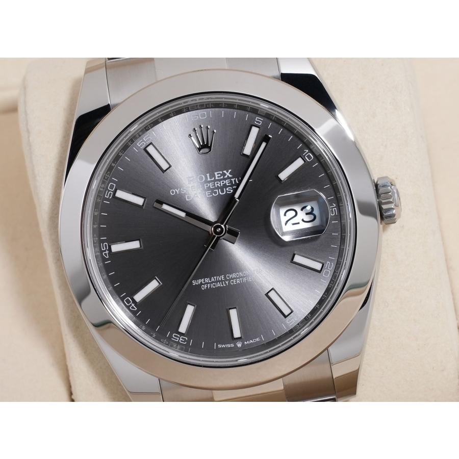 ロレックス デイトジャスト41 Ref.126300 ステンレススチール スレート文字盤 オイスターブレスレット | デイトジャスト | 02