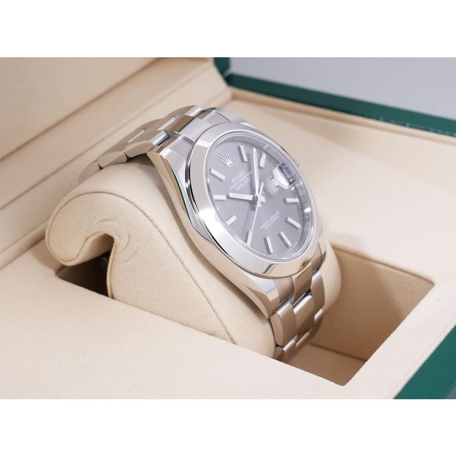 ロレックス デイトジャスト41 Ref.126300 ステンレススチール スレート文字盤 オイスターブレスレット | デイトジャスト | 04