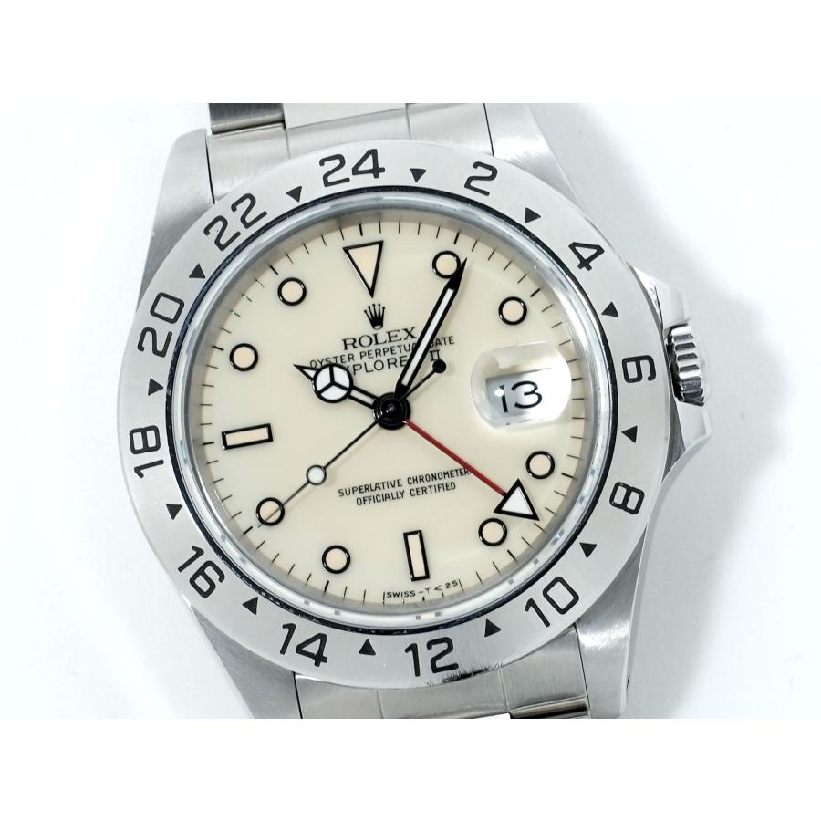 ロレックス エクスプローラーII Ref.16570 ステンレススチール ホワイト文字盤 オイスターブレスレット | エクスプローラーII | 02