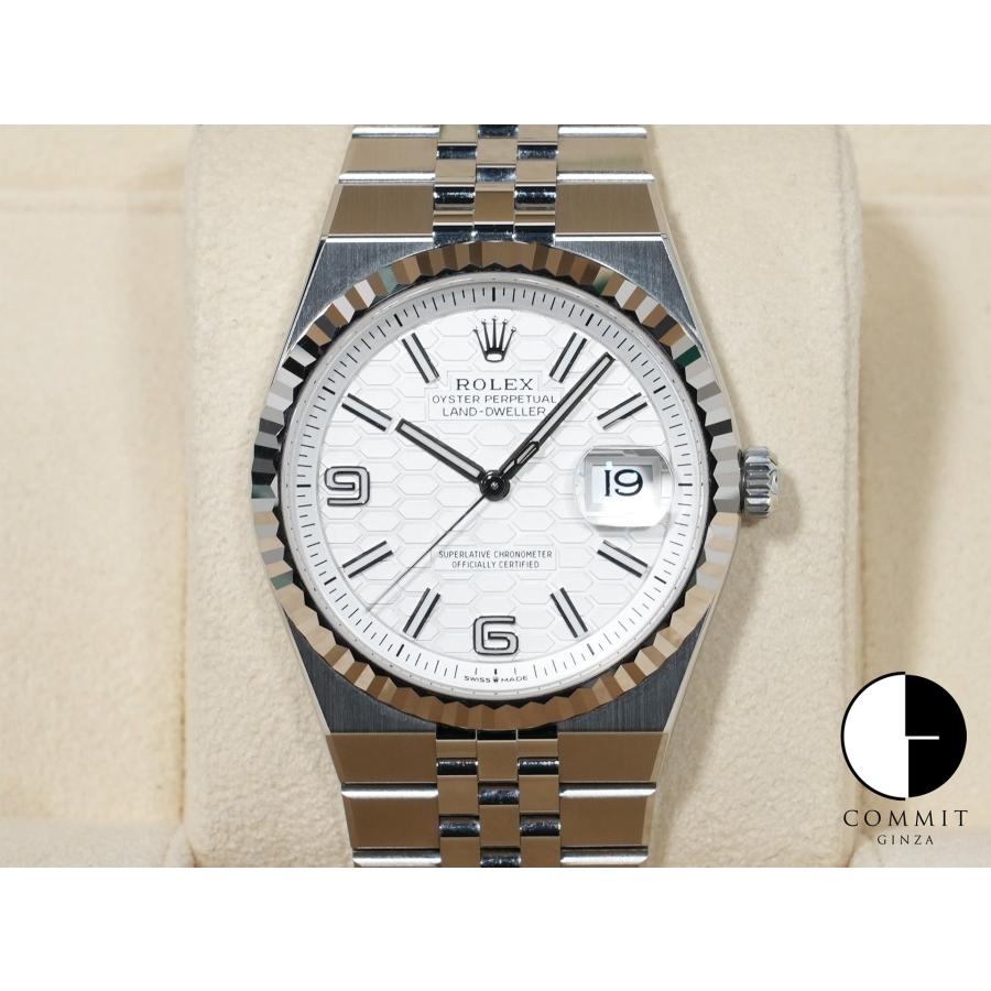 ロレックス ランドドゥエラー Ref.127234 ステンレススチール/ホワイトゴールド ホワイト文字盤 ジュビリーブレスレット | ROLEX