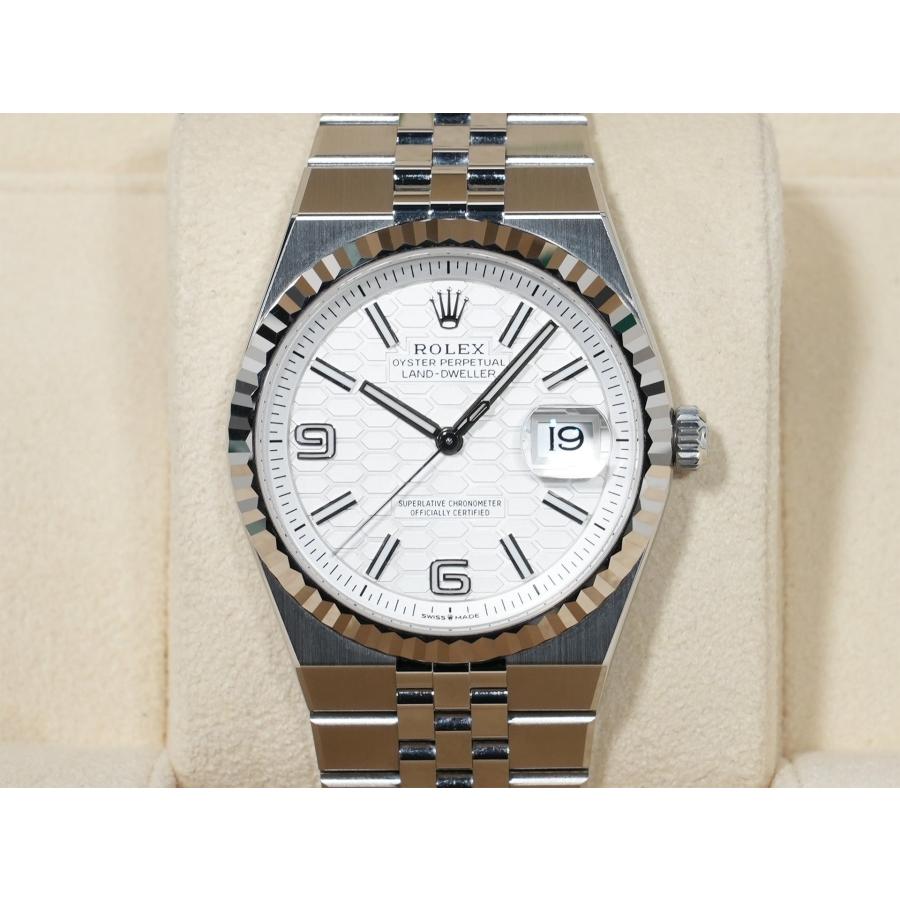 ロレックス ランドドゥエラー Ref.127234 ステンレススチール/ホワイトゴールド ホワイト文字盤 ジュビリーブレスレット | ROLEX | 01