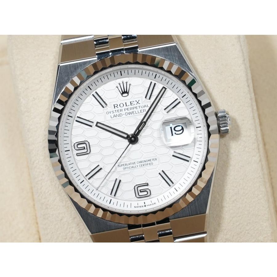 ロレックス ランドドゥエラー Ref.127234 ステンレススチール/ホワイトゴールド ホワイト文字盤 ジュビリーブレスレット | ROLEX | 02