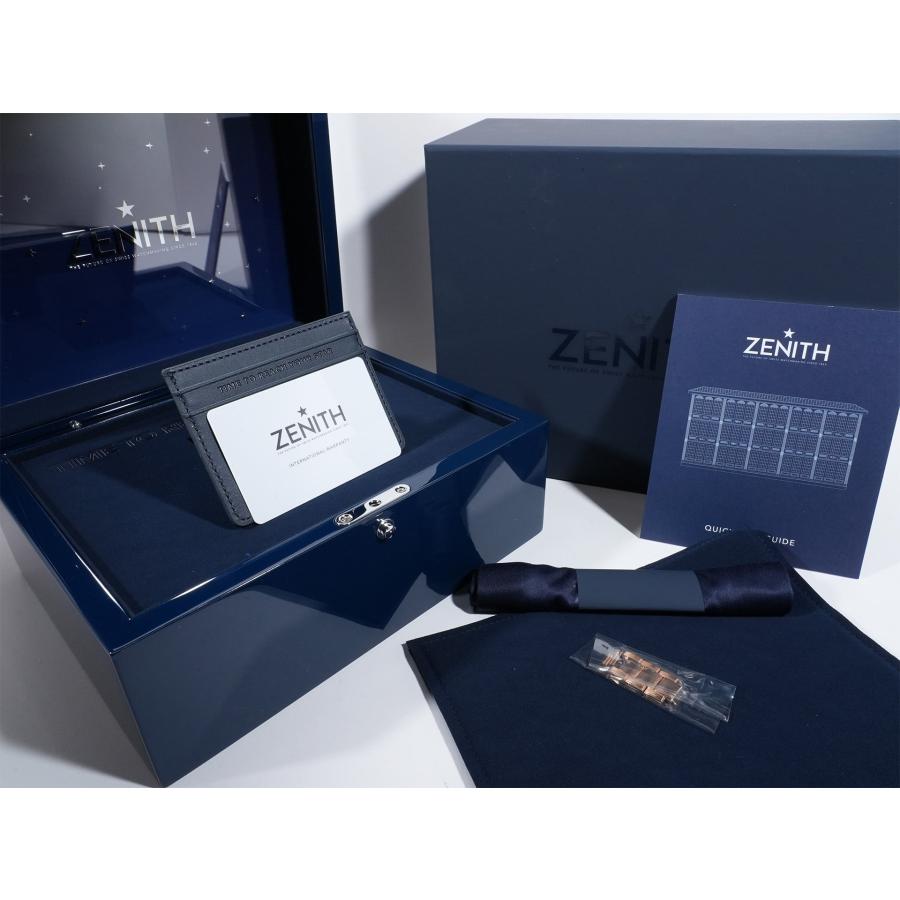 ゼニス クロノマスター スポーツ ヨシダスペシャル Ref.22.3102.3600/21.M3100 18KRG ブラックラッカー文字盤 | ZENITH（時計） | 09