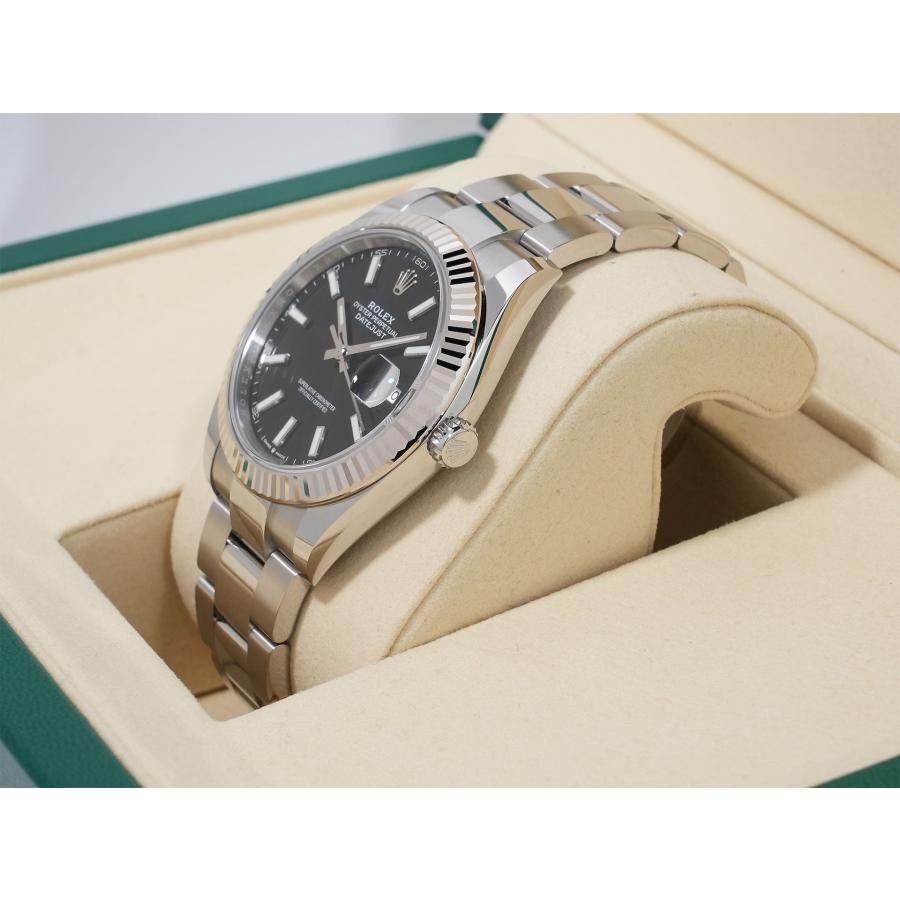 ロレックス デイトジャスト41 Ref.126334 ステンレススチール/ホワイトゴールド ブラック文字盤 オイスターブレスレット | デイトジャスト | 03