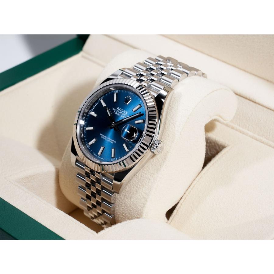 ロレックス デイトジャスト41 Ref.126334 SS/WG ブライトブルー文字盤 ジュビリーブレスレット | デイトジャスト | 03