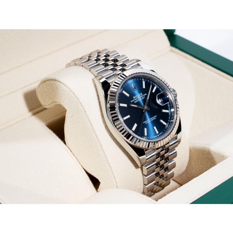 ロレックス デイトジャスト41 Ref.126334 SS/WG ブライトブルー文字盤 ジュビリーブレスレット | デイトジャスト | 04