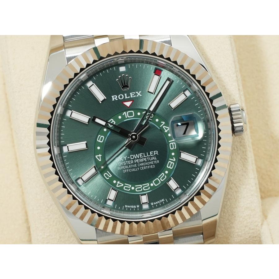 ロレックス スカイドゥエラー Ref.336934 ステンレススチール/ホワイトゴールド ミントグリーン文字盤 ジュビリーブレスレット | スカイドゥエラー | 02