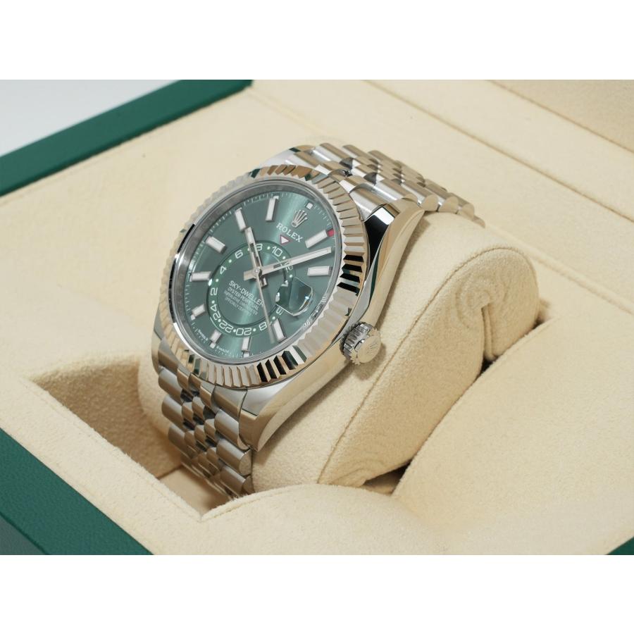 ロレックス スカイドゥエラー Ref.336934 ステンレススチール/ホワイトゴールド ミントグリーン文字盤 ジュビリーブレスレット | スカイドゥエラー | 03