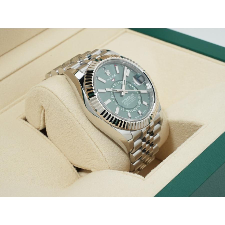 ロレックス スカイドゥエラー Ref.336934 ステンレススチール/ホワイトゴールド ミントグリーン文字盤 ジュビリーブレスレット | スカイドゥエラー | 04
