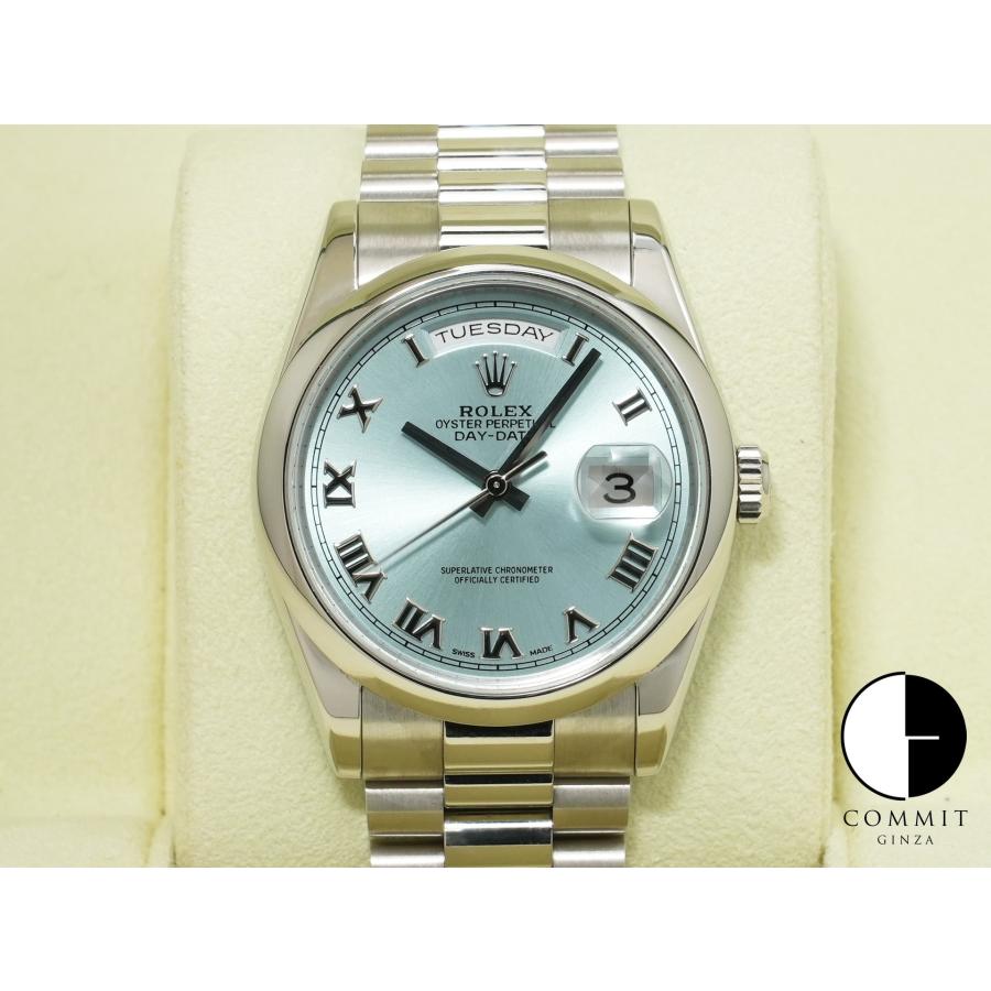 ロレックス デイデイト36 Ref.118206 プラチナ アイスブルー文字盤 | デイデイト