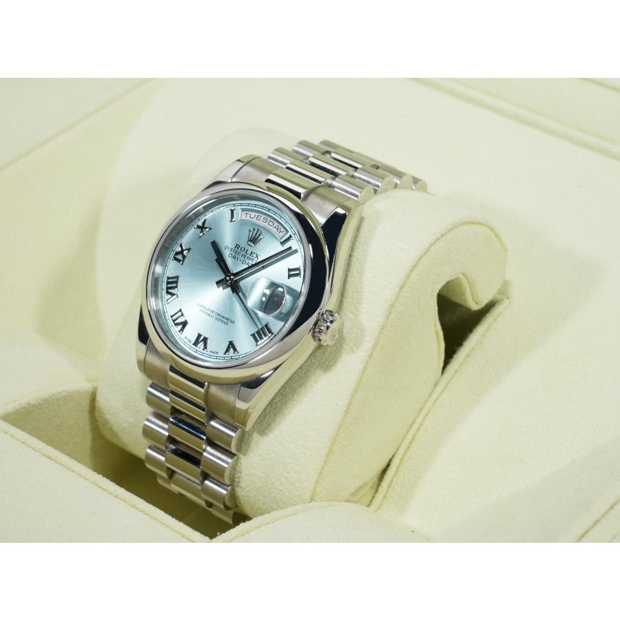 ロレックス デイデイト36 Ref.118206 プラチナ アイスブルー文字盤 | デイデイト | 03