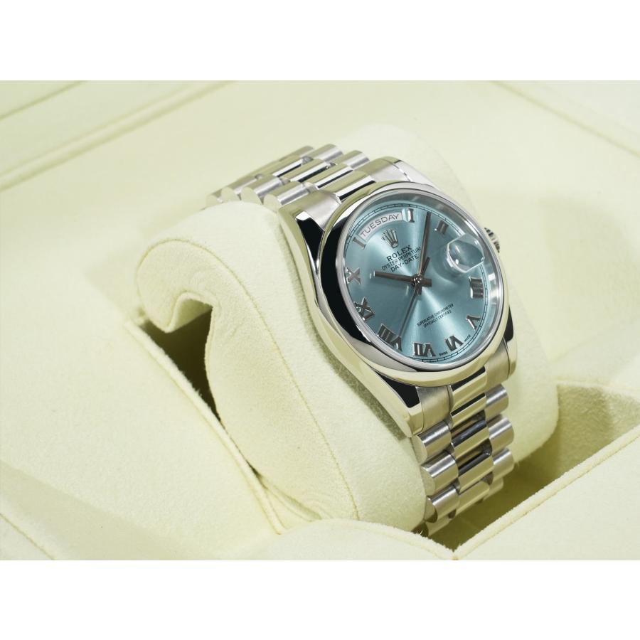 ロレックス デイデイト36 Ref.118206 プラチナ アイスブルー文字盤 | デイデイト | 04
