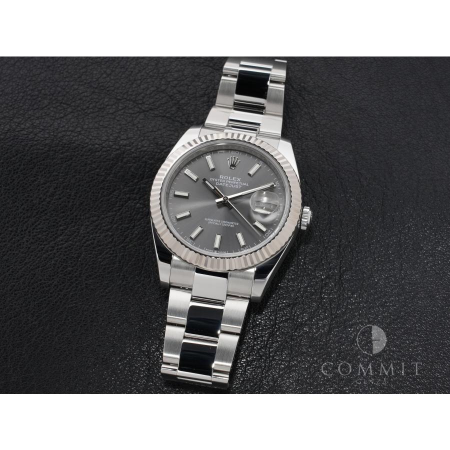 ロレックス デイトジャスト41 Ref.126334 ステンレススチール/ホワイトゴールド スレート文字盤 オイスターブレスレット | デイトジャスト | 10