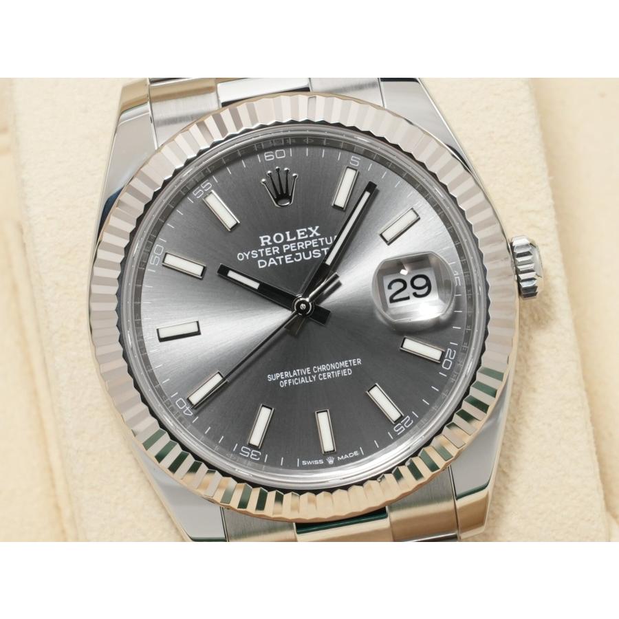 ロレックス デイトジャスト41 Ref.126334 ステンレススチール/ホワイトゴールド スレート文字盤 オイスターブレスレット | デイトジャスト | 02