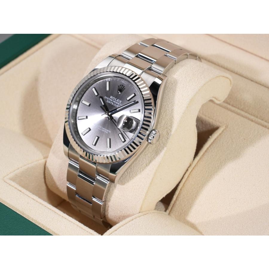 ロレックス デイトジャスト41 Ref.126334 ステンレススチール/ホワイトゴールド スレート文字盤 オイスターブレスレット | デイトジャスト | 03