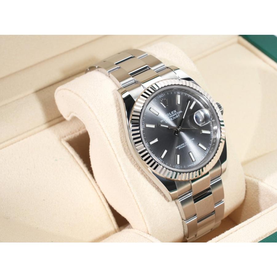 ロレックス デイトジャスト41 Ref.126334 ステンレススチール/ホワイトゴールド スレート文字盤 オイスターブレスレット | デイトジャスト | 04