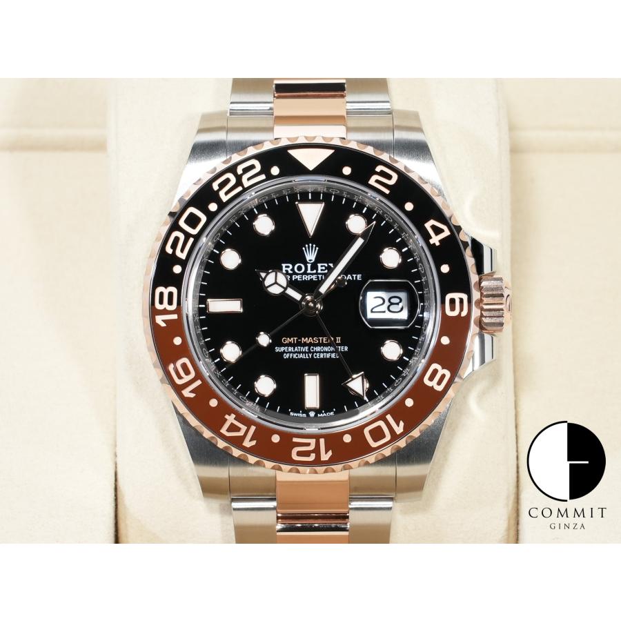 ロレックス GMTマスターII Ref.126711CHNR ステンレススチール/エバーローズゴールド ブラック文字盤 オイスターブレスレット | GMTマスター