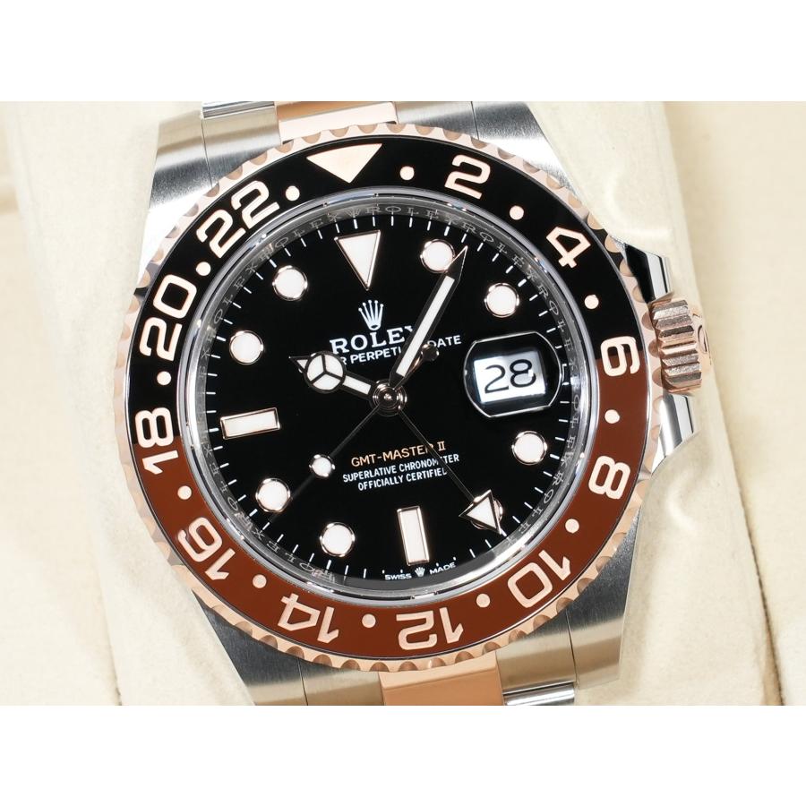 ロレックス GMTマスターII Ref.126711CHNR ステンレススチール/エバーローズゴールド ブラック文字盤 オイスターブレスレット | GMTマスター | 02