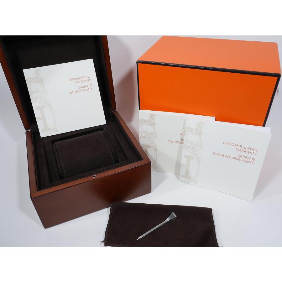 エルメス スリム ドゥ エルメス パーペチュアルカレンダー Ref.CA3.870 18KPG シルバー文字盤 | HERMES | 11