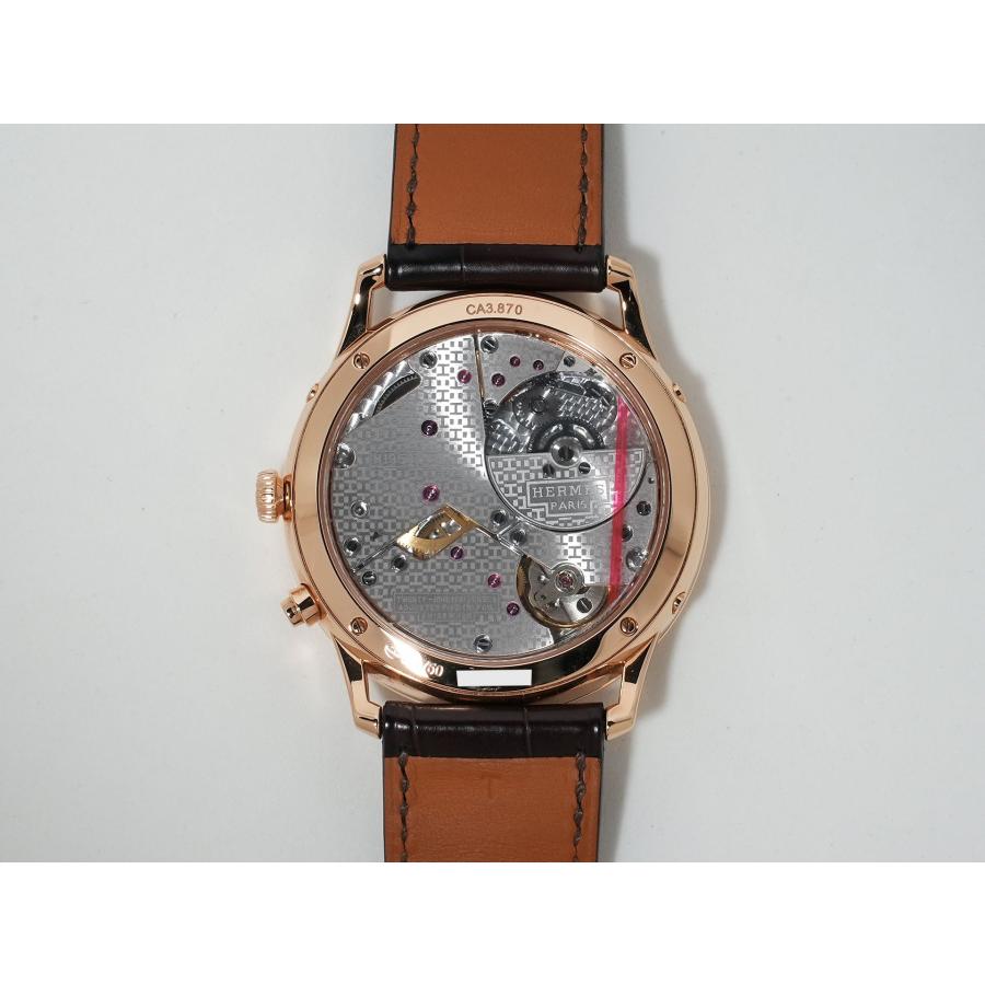 エルメス スリム ドゥ エルメス パーペチュアルカレンダー Ref.CA3.870 18KPG シルバー文字盤 | HERMES | 05