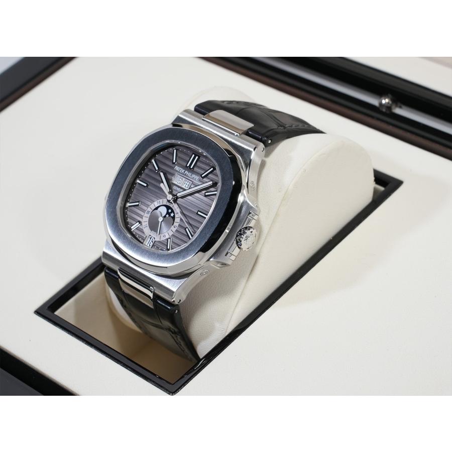 パテックフィリップ ノーチラス アニュアルカレンダー ムーンフェイズ Ref.5726A-001 SS ブラック文字盤 | ノーチラス | 03