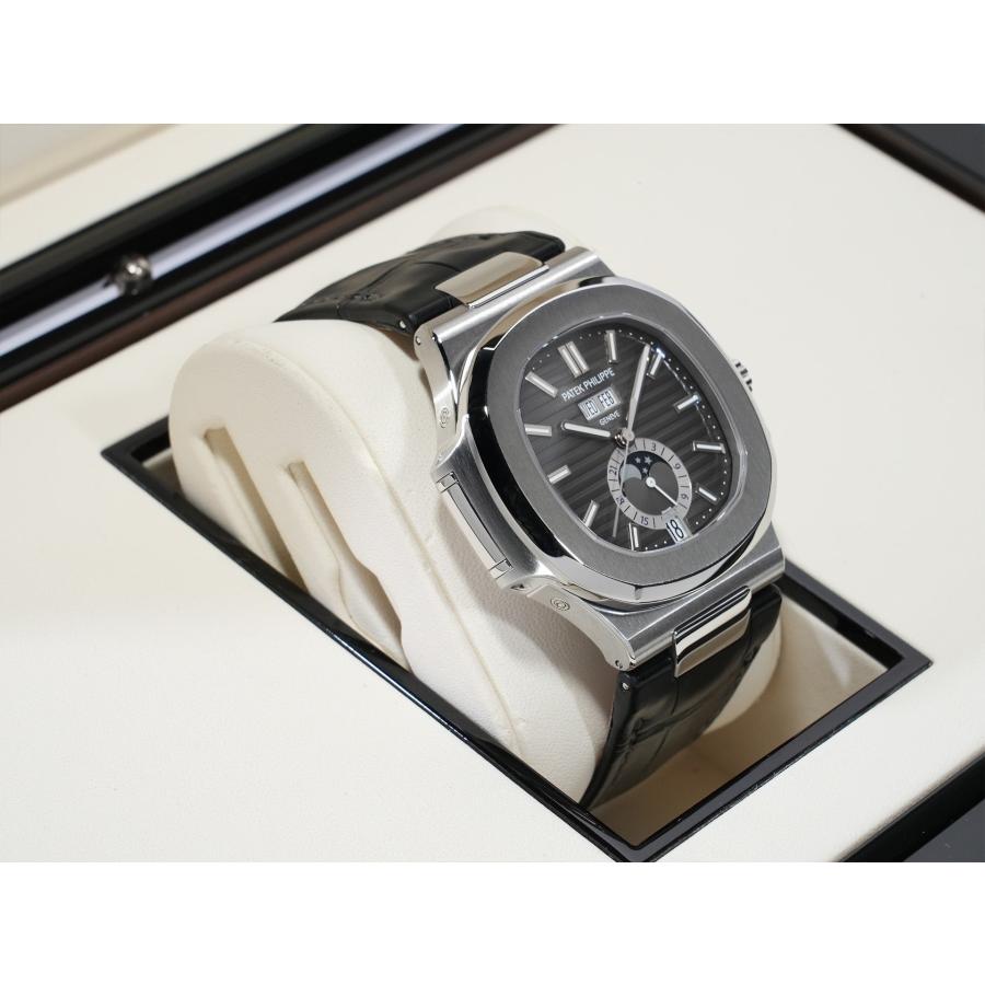 パテックフィリップ ノーチラス アニュアルカレンダー ムーンフェイズ Ref.5726A-001 SS ブラック文字盤 | ノーチラス | 04