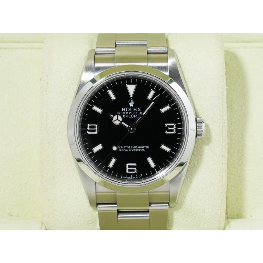 ロレックス エクスプローラーI Ref.114270 ステンレススチール ブラック文字盤 オイスターブレスレット | エクスプローラー（ROLEX） | 01