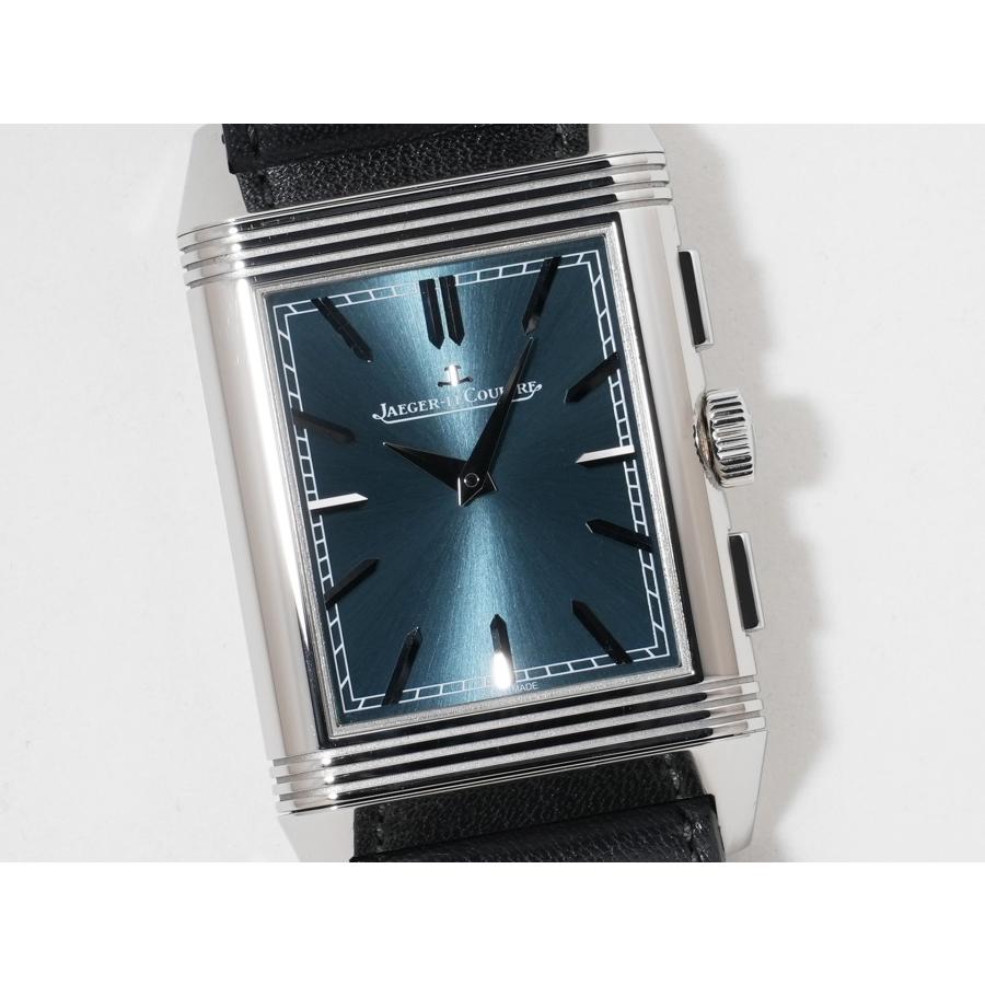 ジャガールクルト レベルソ トリビュート クロノグラフ Ref.Q389848J SS ブルーグレーxスケルトン文字盤 | JAEGER-LECOULTRE | 02