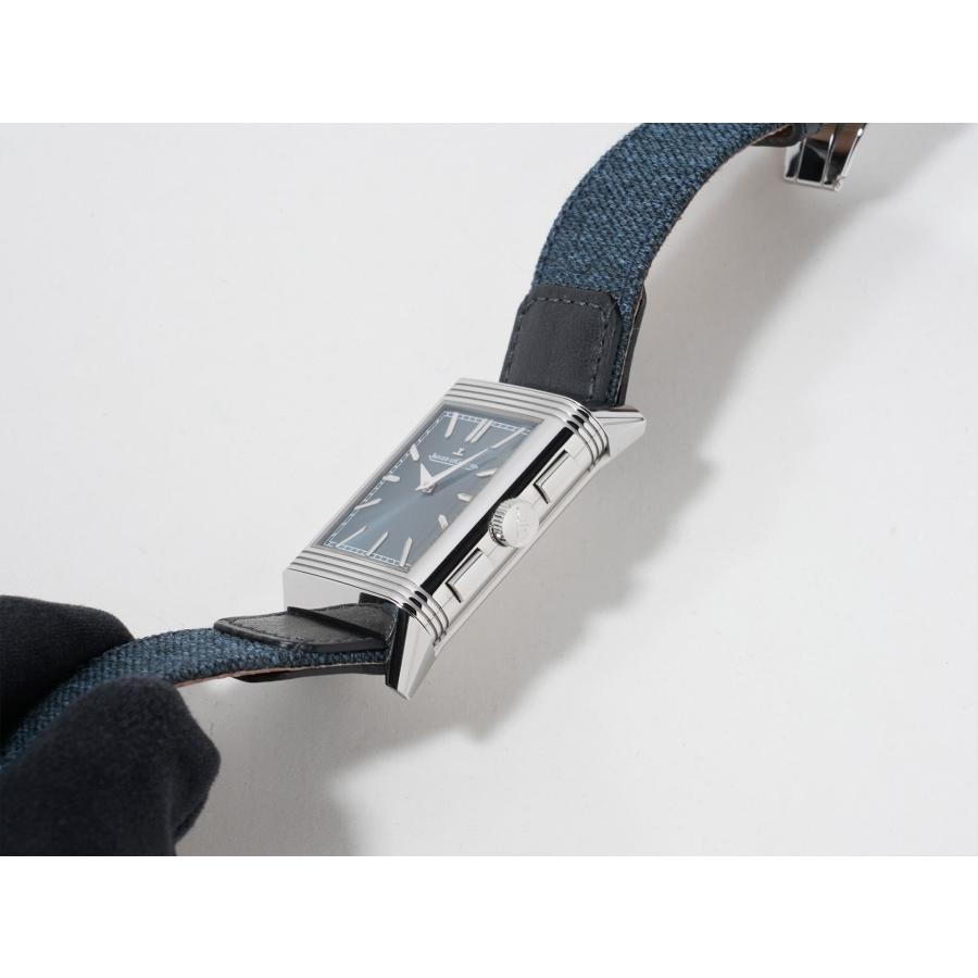 ジャガールクルト レベルソ トリビュート クロノグラフ Ref.Q389848J SS ブルーグレーxスケルトン文字盤 | JAEGER-LECOULTRE | 04