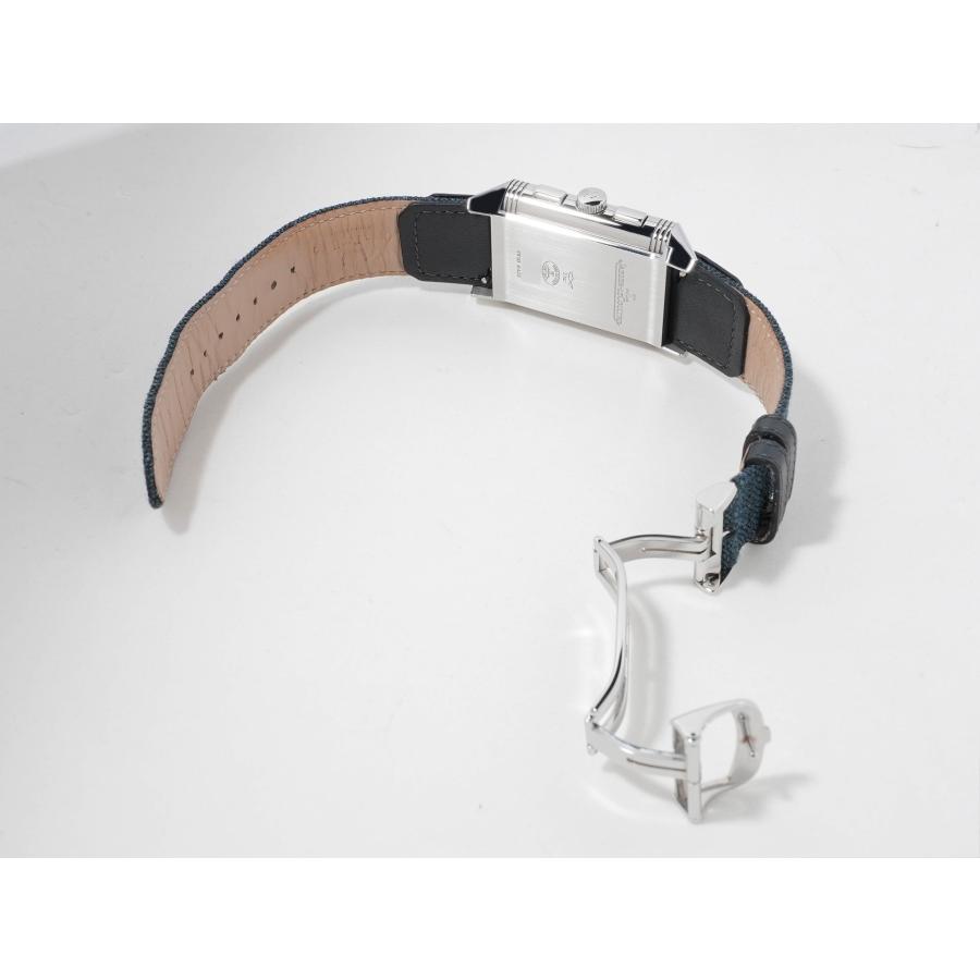 ジャガールクルト レベルソ トリビュート クロノグラフ Ref.Q389848J SS ブルーグレーxスケルトン文字盤 | JAEGER-LECOULTRE | 08