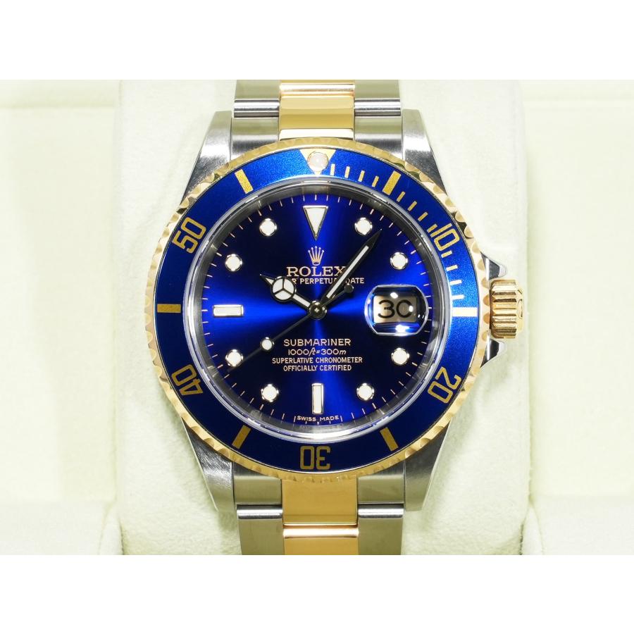 ロレックス サブマリーナー デイト Ref.16613 ステンレススチール/イエローゴールド ブルー文字盤 | サブマリーナー | 01