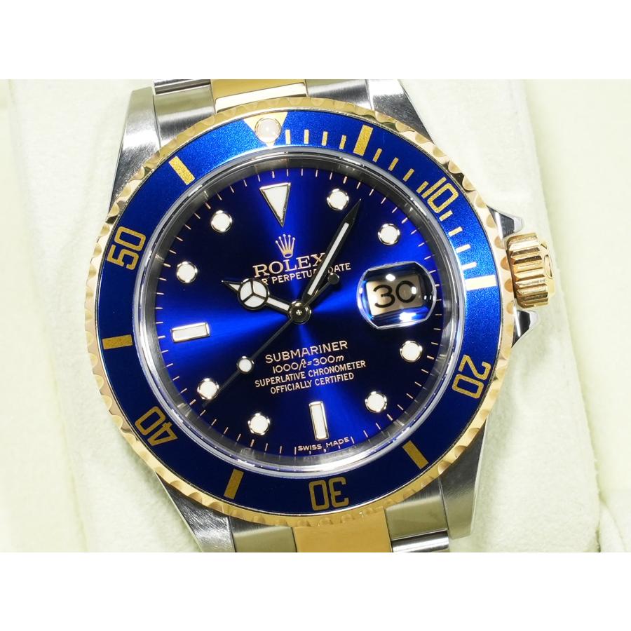 ロレックス サブマリーナー デイト Ref.16613 ステンレススチール/イエローゴールド ブルー文字盤 | サブマリーナー | 02
