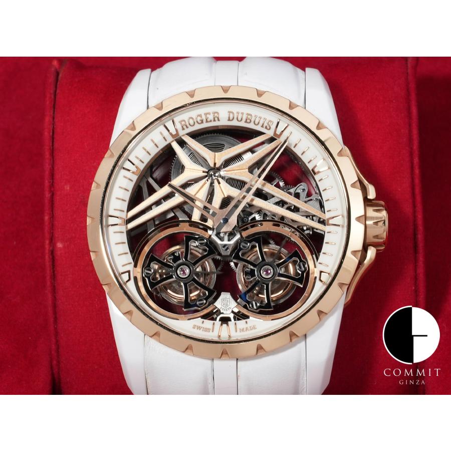 ロジェデュブイ エクスカリバー ダブルトゥールビヨン Ref.DBEX0952 ホワイトセラミック スケルトン文字盤 | ROGER DUBUIS