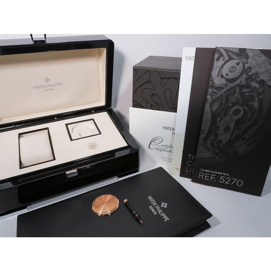 パテックフィリップ パーペチュアルカレンダー クロノグラフ Ref.5270R-001 ローズゴールド シルバー文字盤 | PATEK PHILIPPE | 12