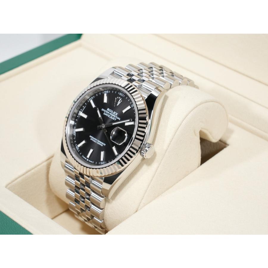 ロレックス デイトジャスト41 Ref.126334 SS/WG ブラック文字盤 ジュビリーブレスレット | デイトジャスト | 03