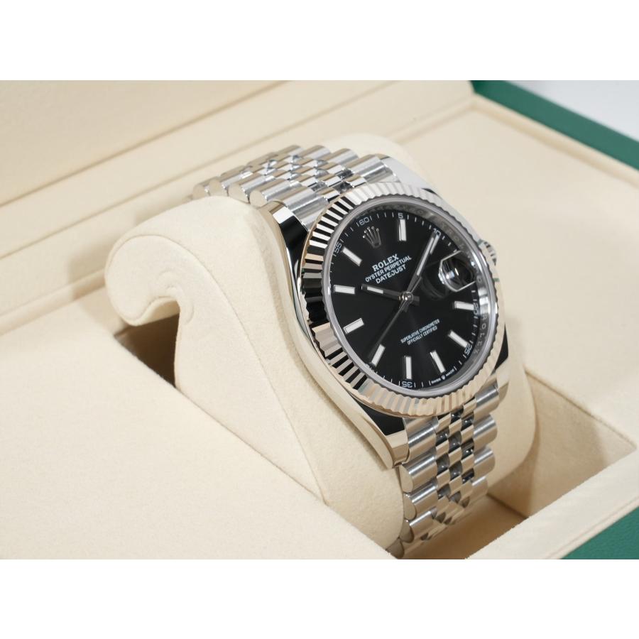 ロレックス デイトジャスト41 Ref.126334 SS/WG ブラック文字盤 ジュビリーブレスレット | デイトジャスト | 04