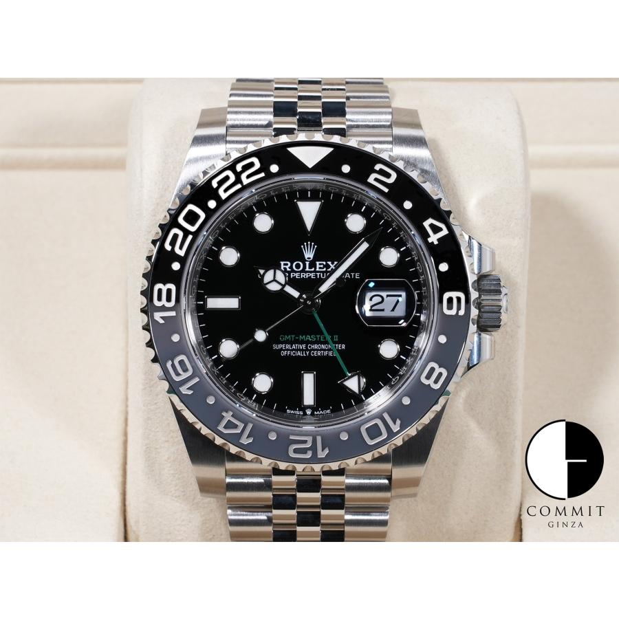 ロレックス GMTマスターII Ref.126710GRNR SS ブラック文字盤 ジュビリーブレスレット | GMTマスター