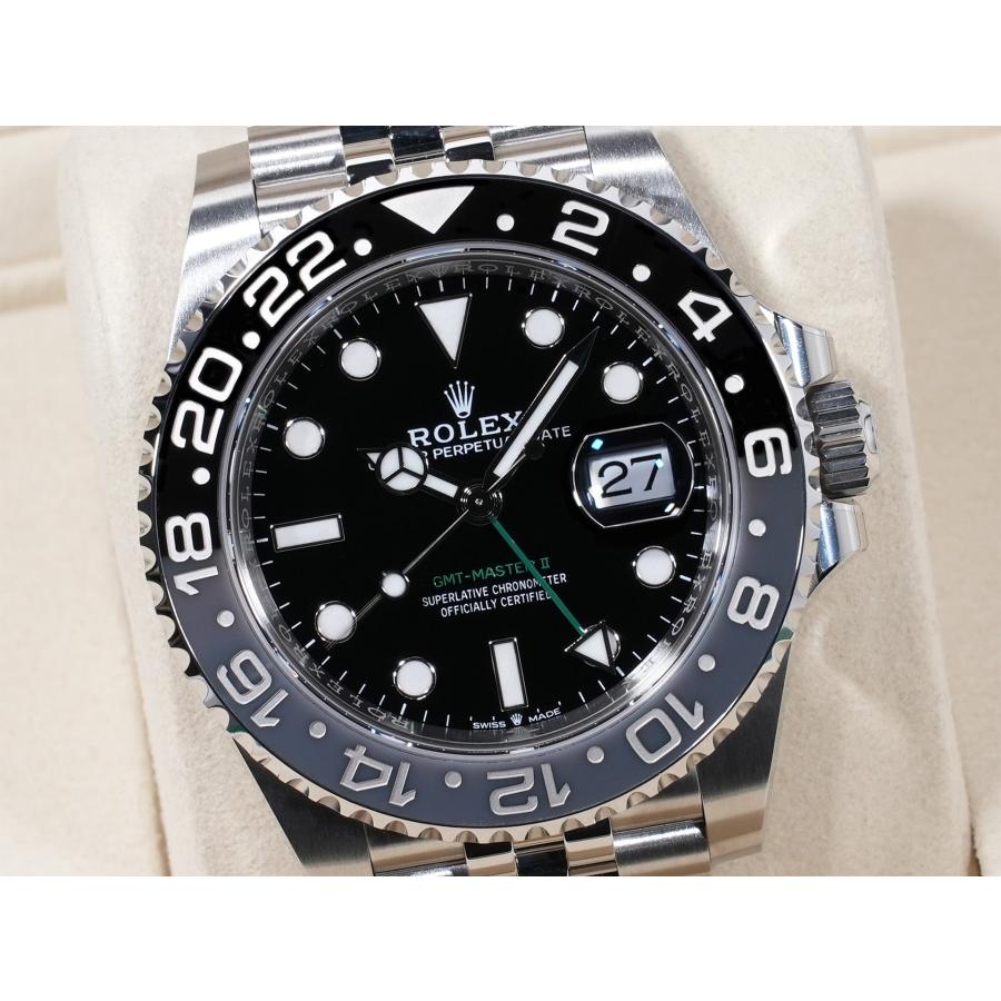 ロレックス GMTマスターII Ref.126710GRNR SS ブラック文字盤 ジュビリーブレスレット | GMTマスター | 02