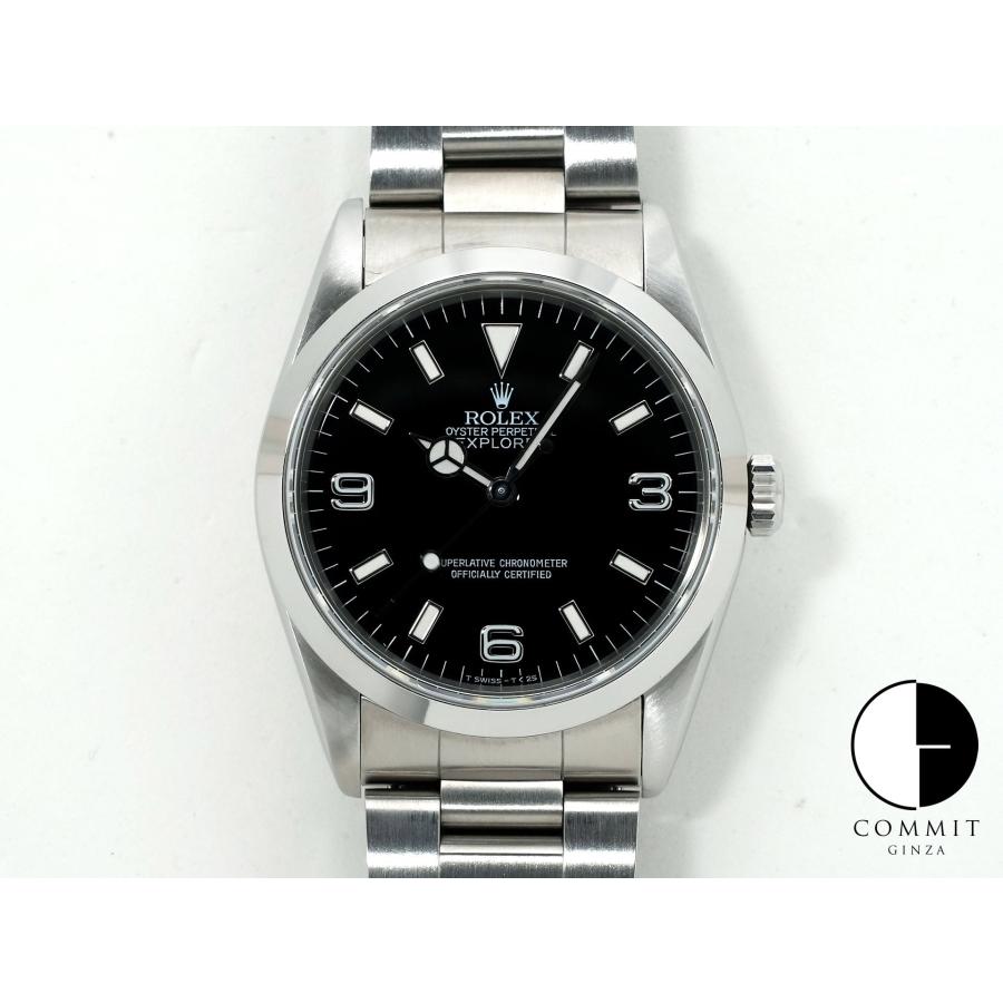 ロレックス エクスプローラーI Ref.14270 ステンレススチール ブラック文字盤 オイスターブレスレット | エクスプローラー（ROLEX）