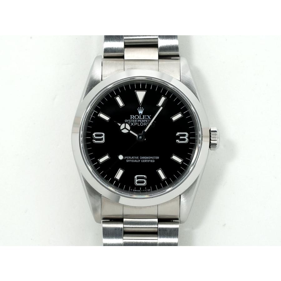 ロレックス エクスプローラーI Ref.14270 ステンレススチール ブラック文字盤 オイスターブレスレット | エクスプローラー（ROLEX） | 01