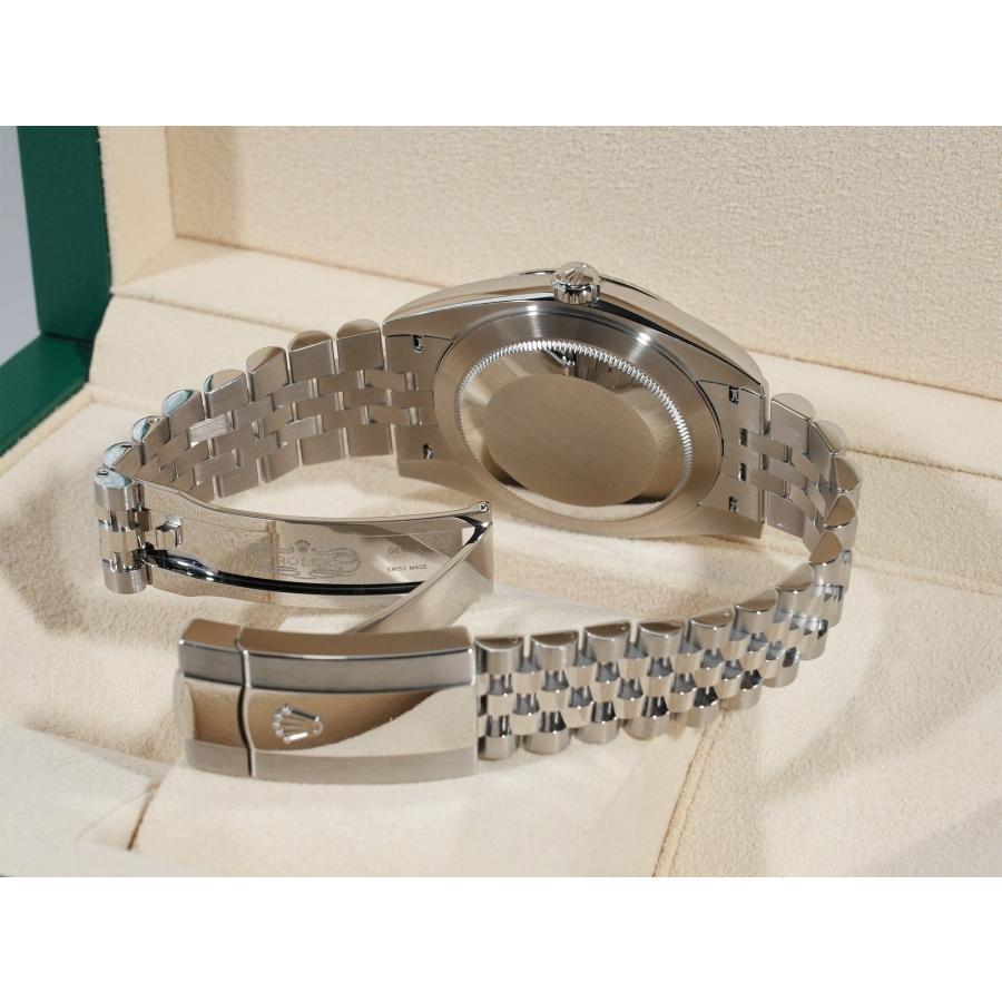 ロレックス デイトジャスト41 Ref.126334 SS/WG ミントグリーン文字盤 ジュビリーブレスレット | デイトジャスト | 06