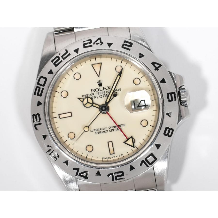 ロレックス エクスプローラーII Ref.16550 ステンレススチール アイボリー文字盤 オイスターブレスレット | エクスプローラーII | 02