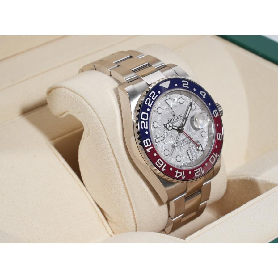 ロレックス GMTマスターII Ref.126719BLRO 18KWG メテオライト文字盤 | GMTマスター | 04