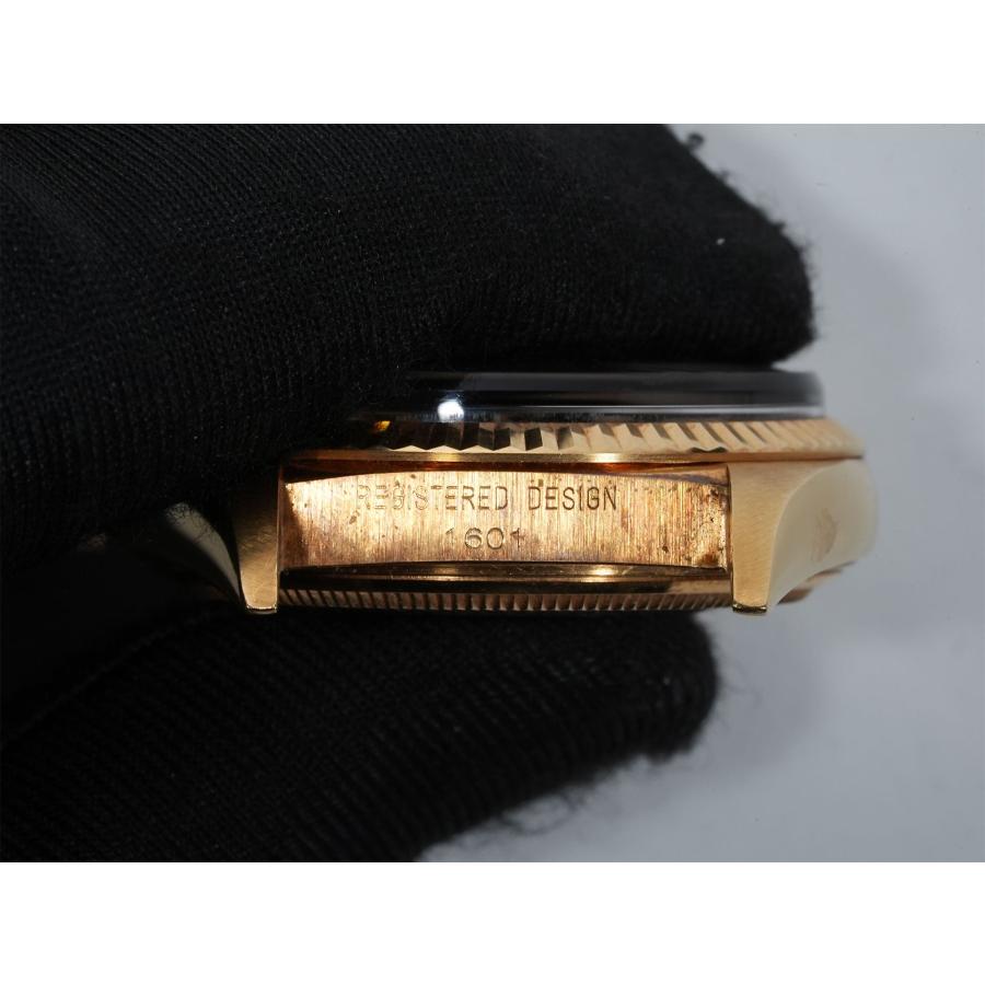 ロレックス デイトジャスト Ref.1601 イエローゴールド ブラック文字盤 | デイトジャスト | 12