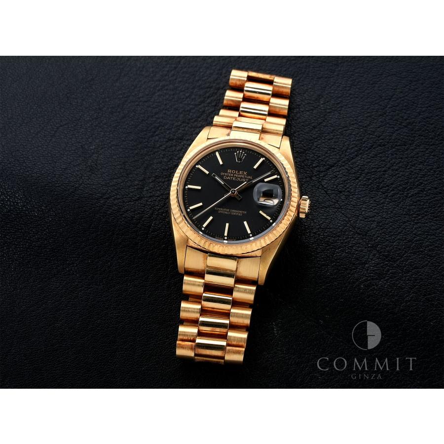 ロレックス デイトジャスト Ref.1601 イエローゴールド ブラック文字盤 | デイトジャスト | 16