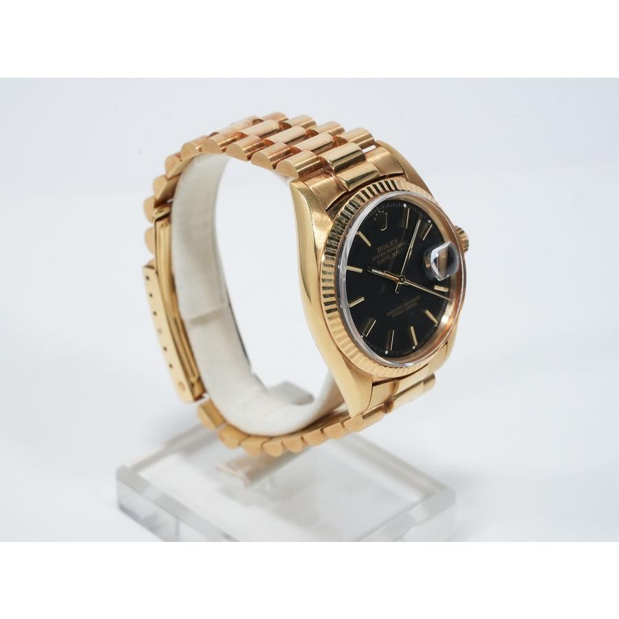 ロレックス デイトジャスト Ref.1601 イエローゴールド ブラック文字盤 | デイトジャスト | 04