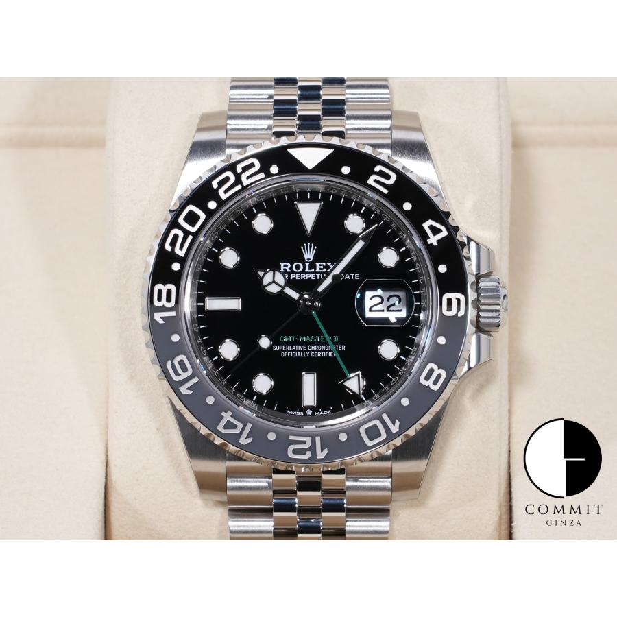 ロレックス GMTマスターII Ref.126710GRNR ステンレススチール ブラック文字盤 ジュビリーブレスレット | GMTマスター
